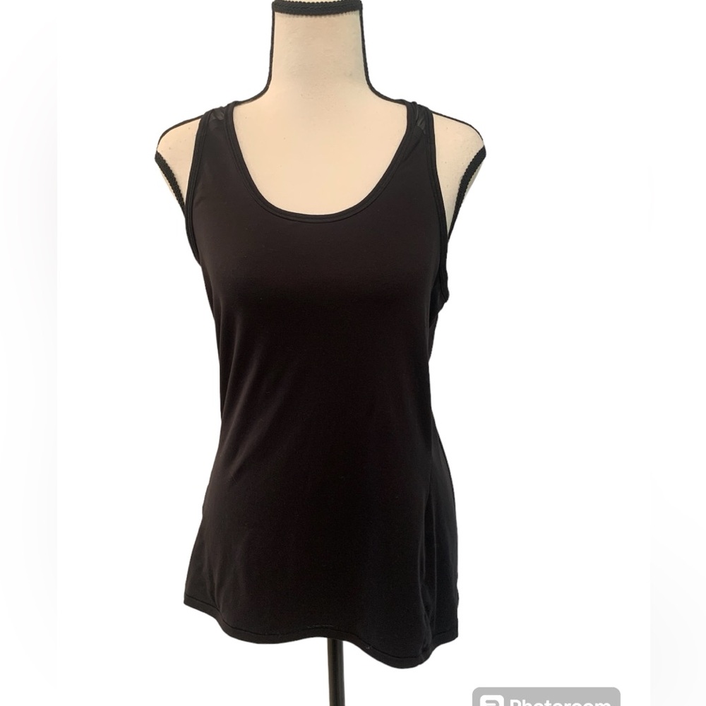 Athleta | Black racer back tank top